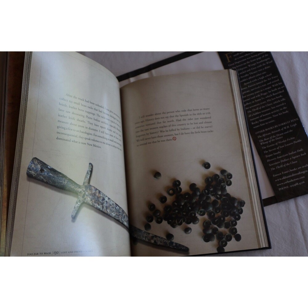 TOO FAR TO WALK Forrest Fenn SIGNED First Edition Printing One Horse Land Cattle - Picture 12 of 13